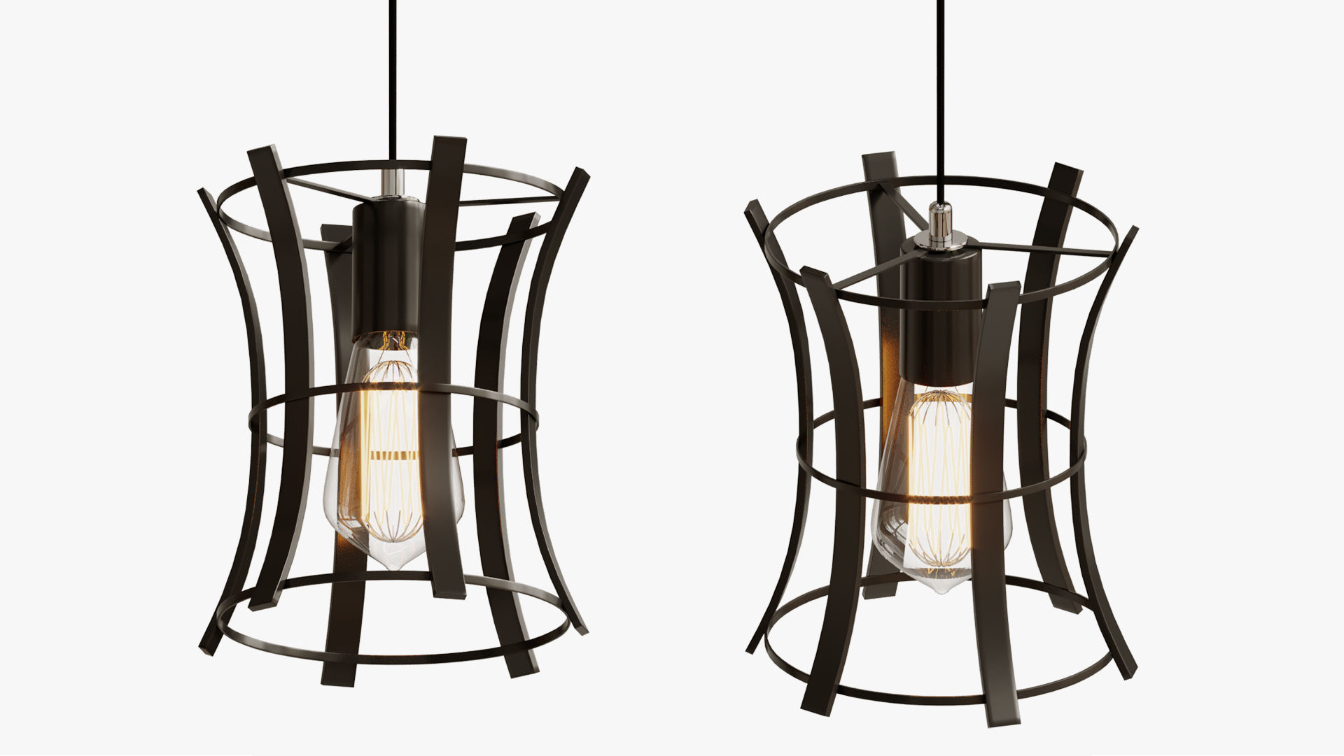 LOFT MEDIEVAL TORCH PENDANT 3D model_5