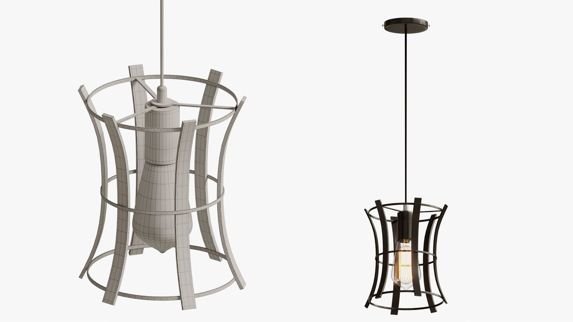 LOFT MEDIEVAL TORCH PENDANT 3D model_7