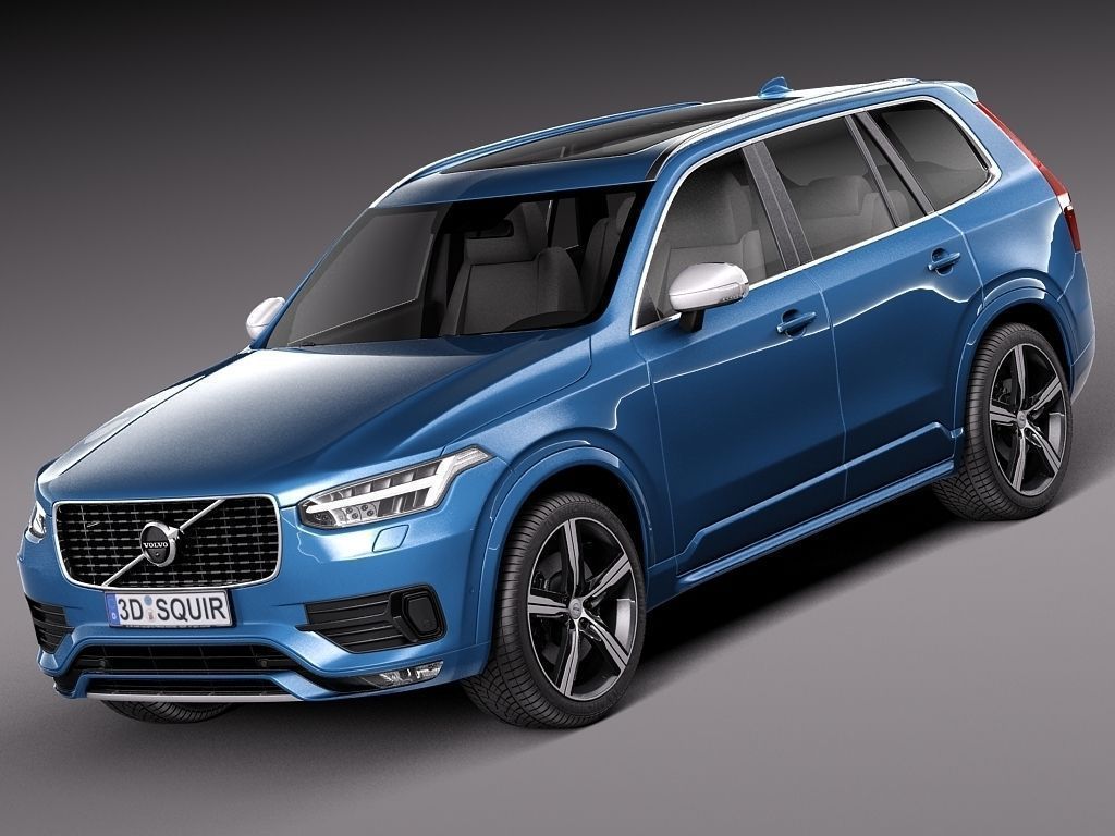 Volvo XC90 Rdesign 2015 3D Model MAX OBJ 3DS FBX C4D LWO
