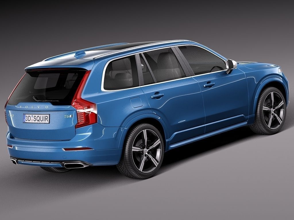 Volvo XC90 Rdesign 2015 3D Model .max .obj .3ds .fbx .c4d