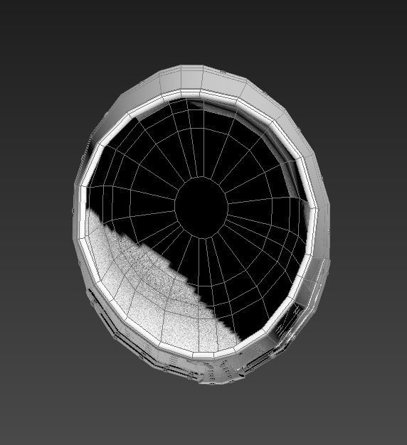 HIE Medieval Knight Helmet D190104 Low-poly 3D model_13