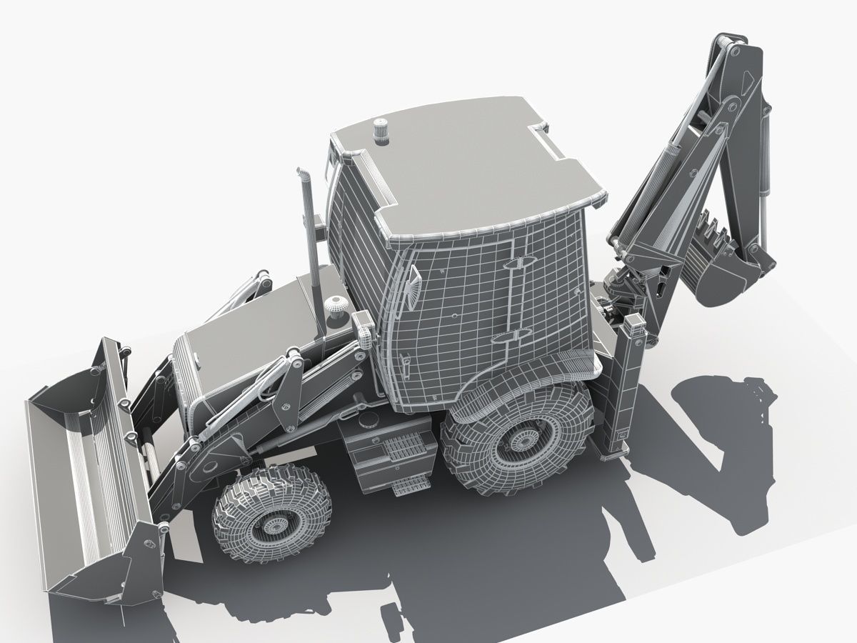 Collection Construction Vehicles 05 3D model_30