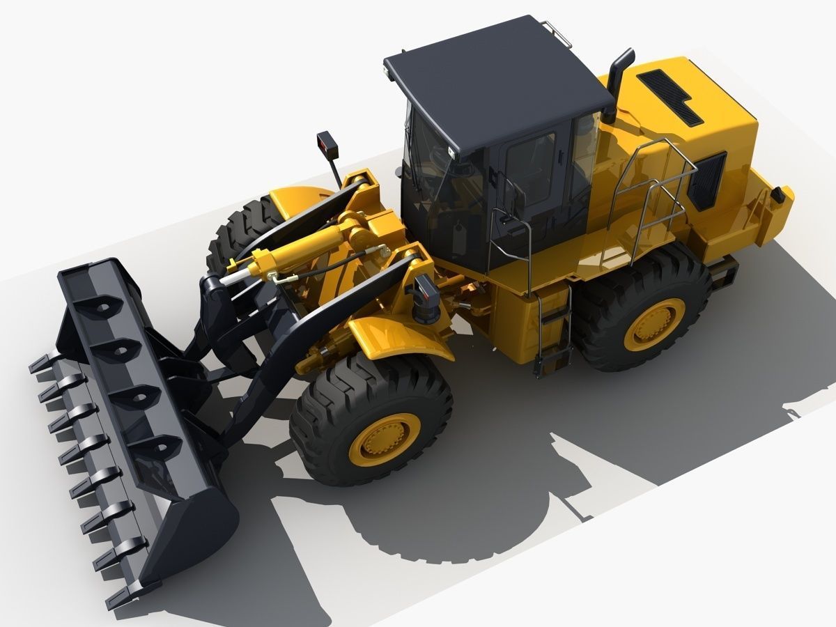 Collection Heavy Vehicle Industrial 03 3D model_92