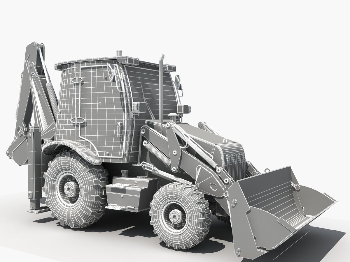 Collection Heavy Vehicle Industrial 03 3D model_14