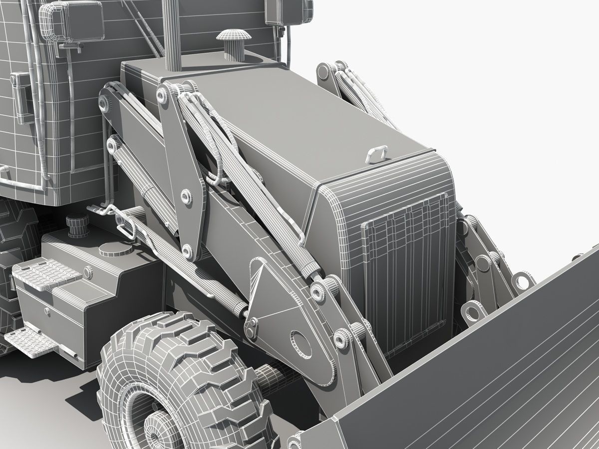 Collection Heavy Vehicle Industrial 03 3D model_16