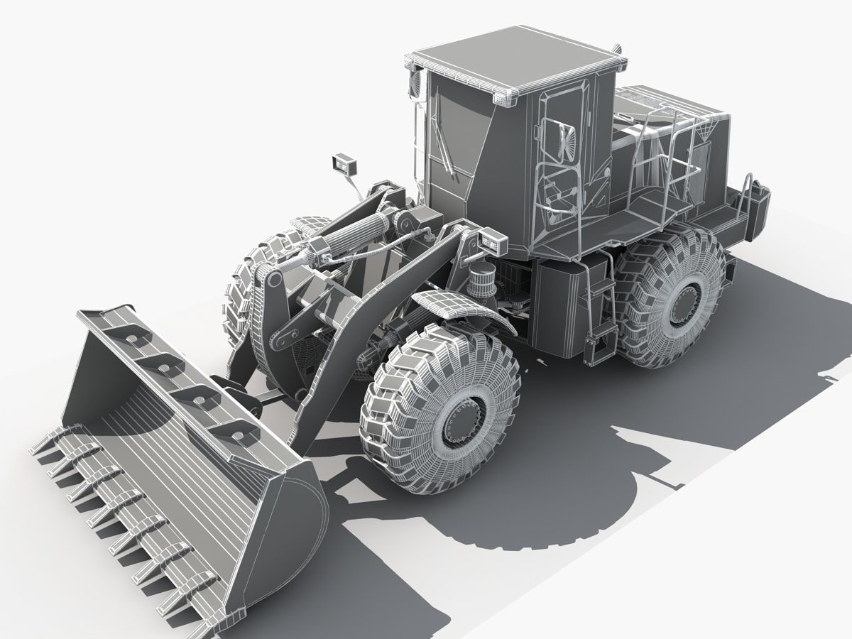 Collection Heavy Vehicle Industrial 03 3D model_98