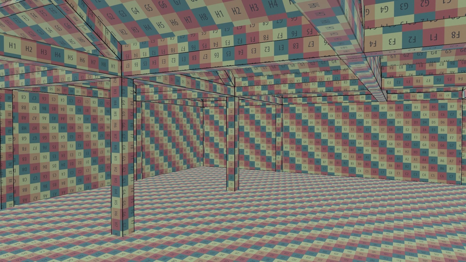 Warehouse Conrete Scene Interior 3D model_17