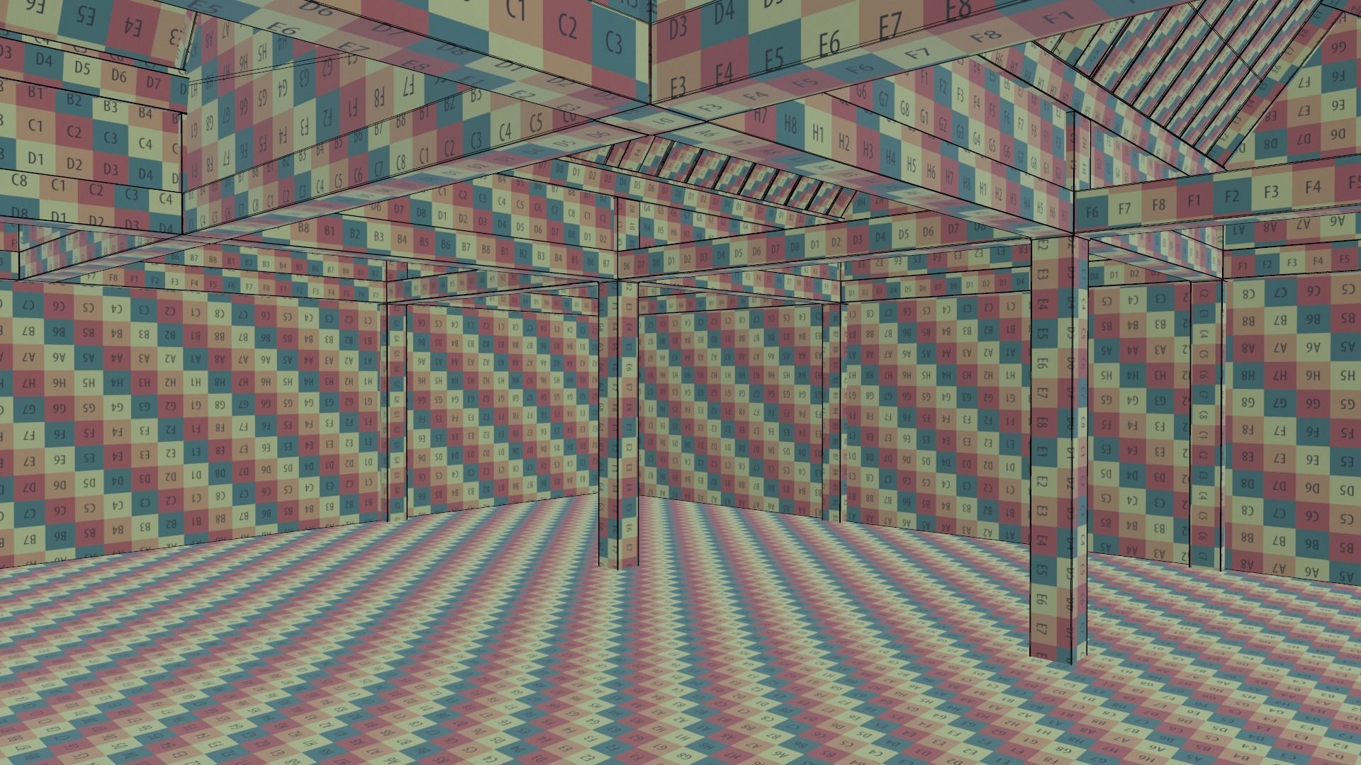 Warehouse Conrete Scene Interior 3D model_20