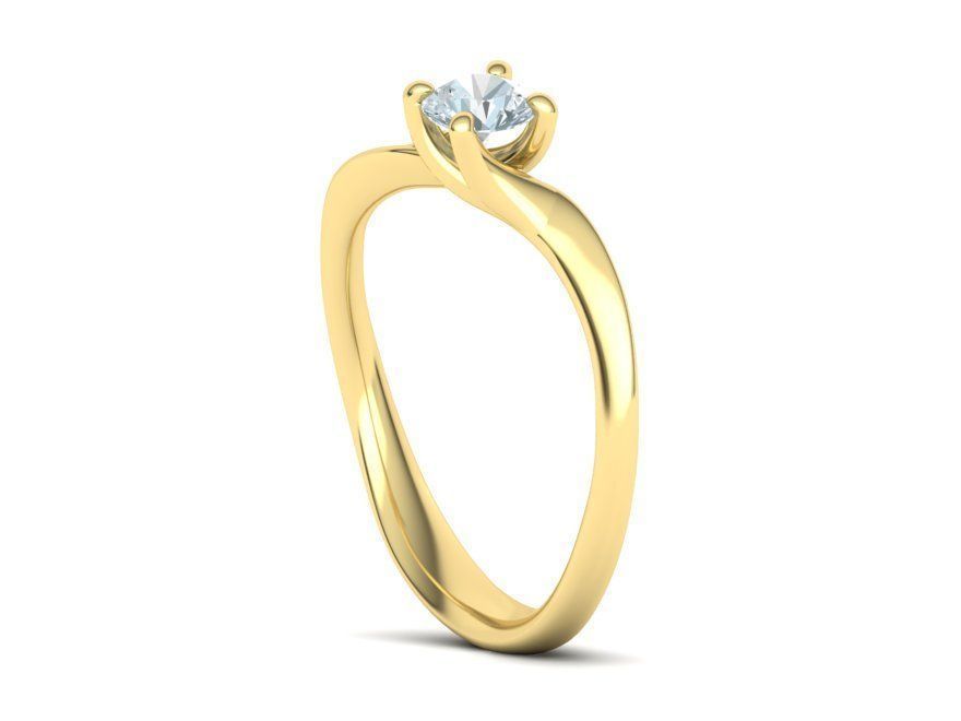 Paradise Engagement ring own design 0171 3D print model_14