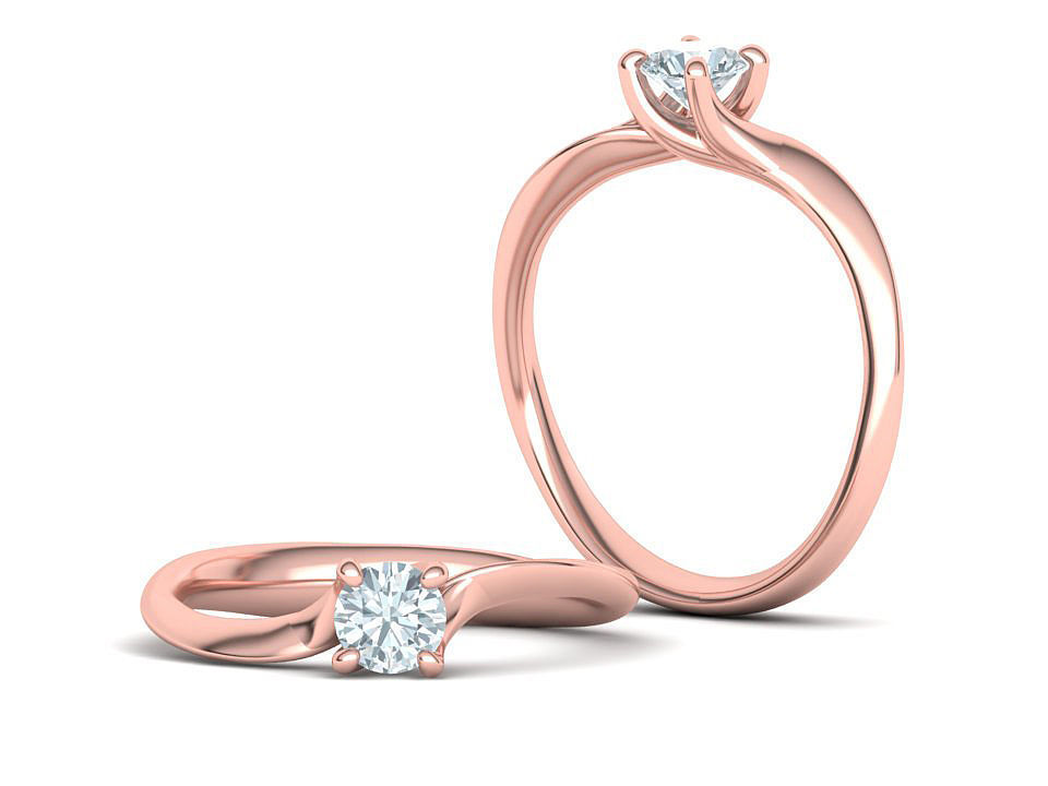 Paradise Engagement ring own design 0171 3D print model_1