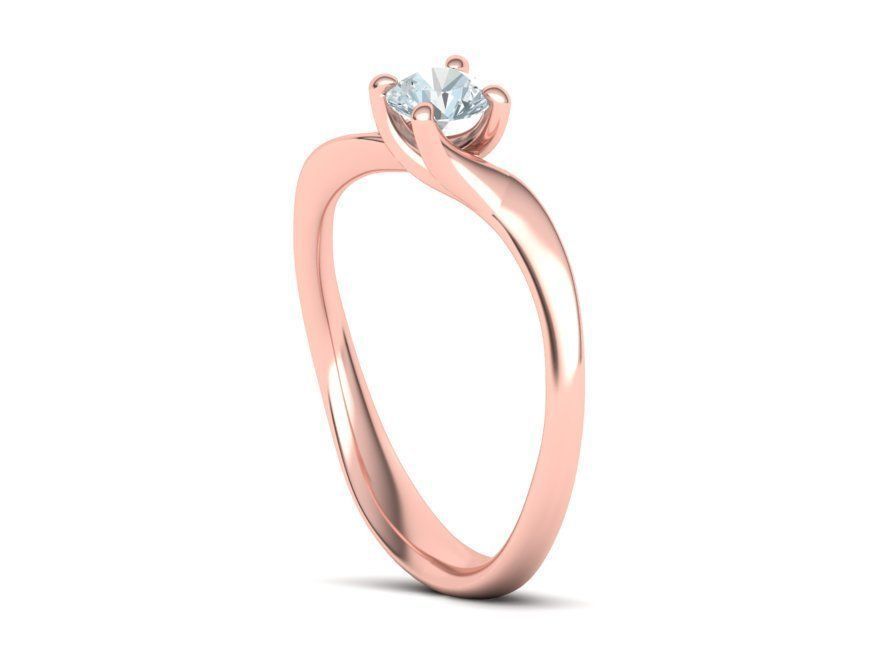 Paradise Engagement ring own design 0171 3D print model_15