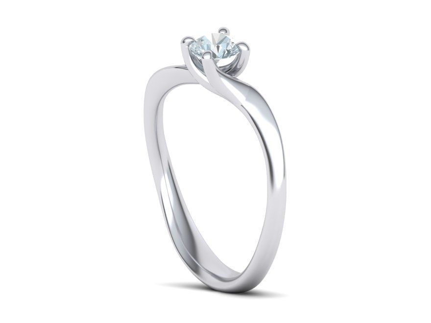 Paradise Engagement ring own design 0171 3D print model_13