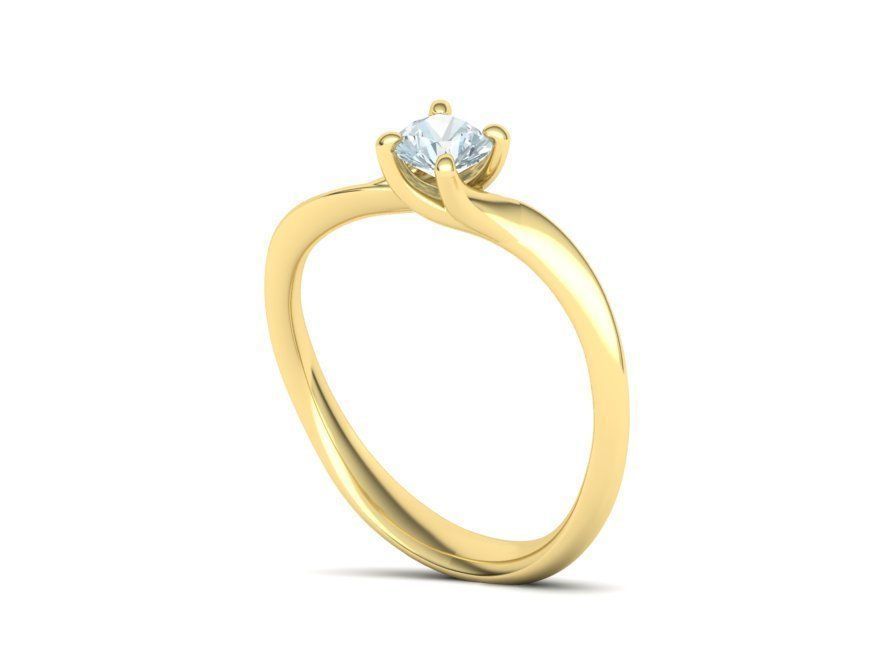 Paradise Engagement ring own design 0171 3D print model_17