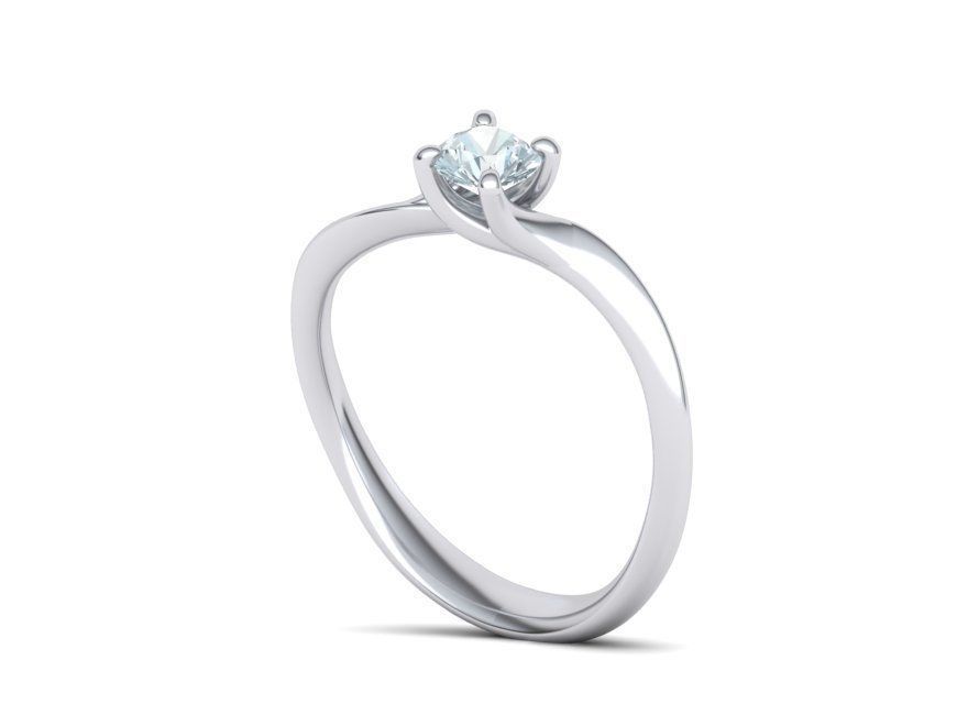 Paradise Engagement ring own design 0171 3D print model_16