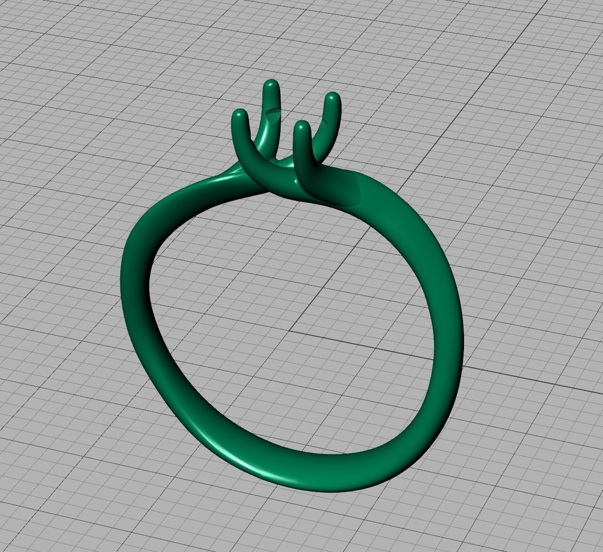 Paradise Engagement ring own design 0171 3D print model_10