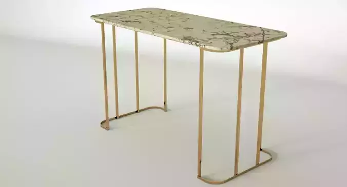 Minimalistic Table Low-poly 3D model
