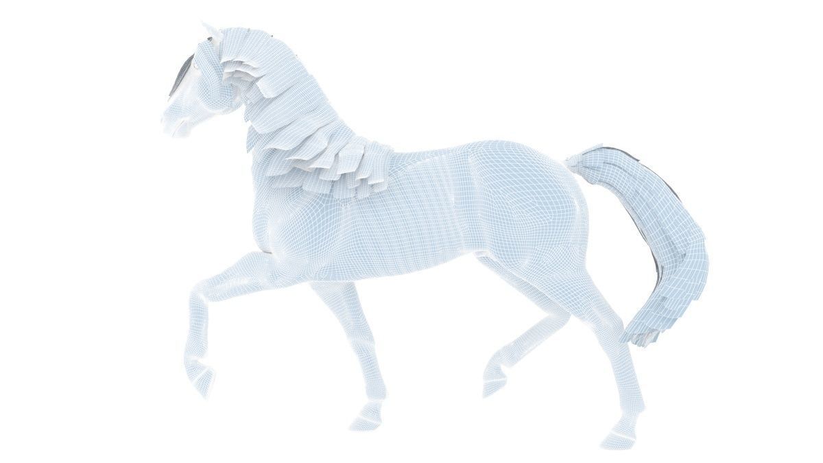 Horse Collection 01 3D model_8