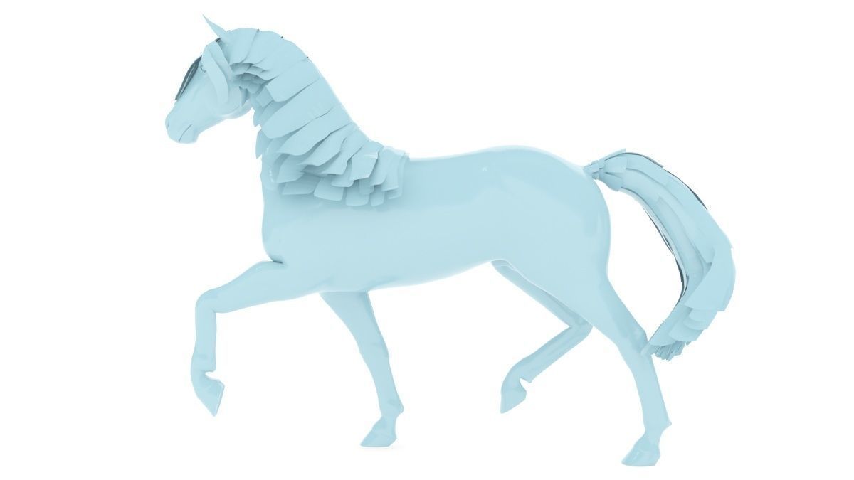 Horse Collection 01 3D model_6