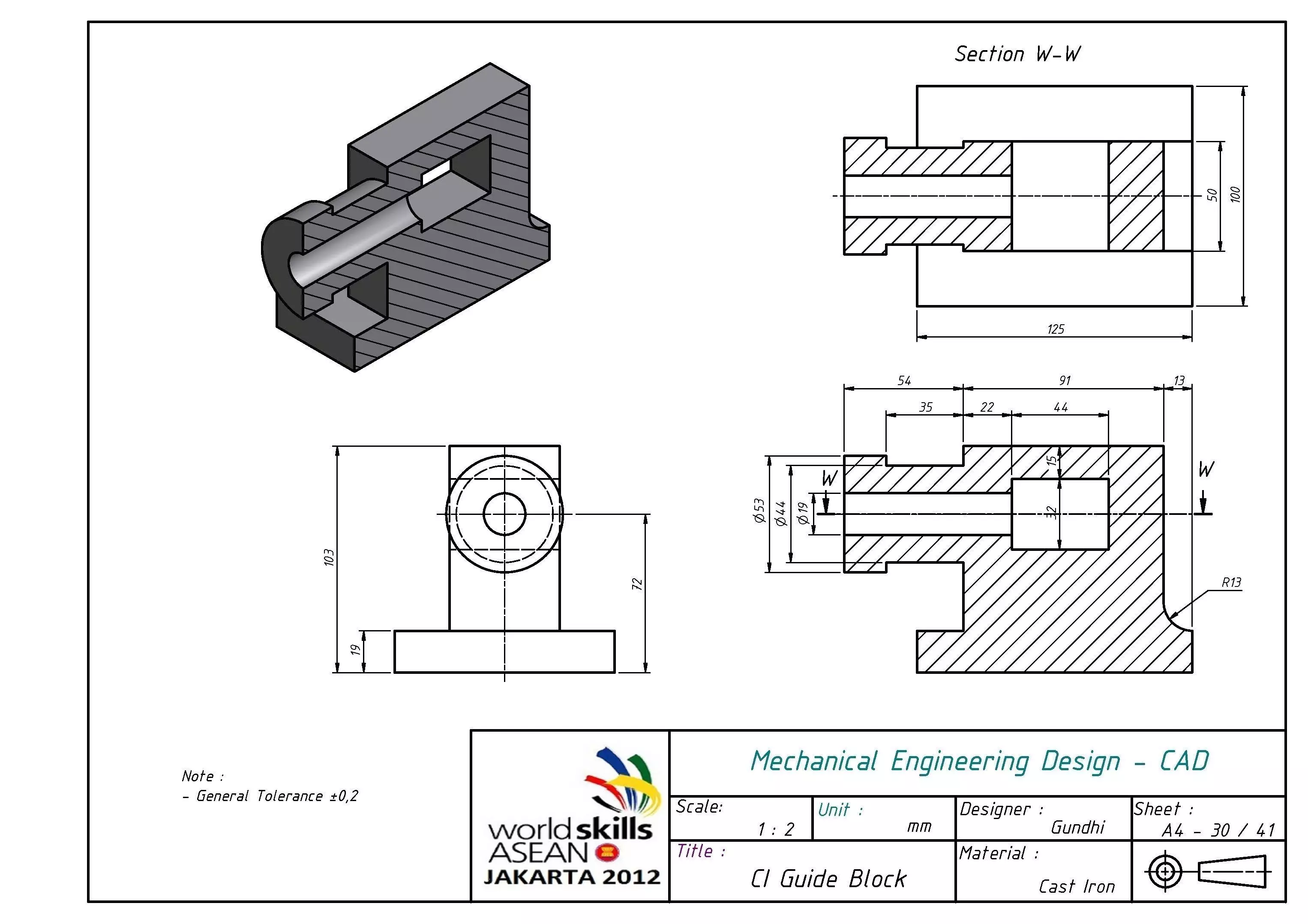 CI Guide Block Free 3D model_0