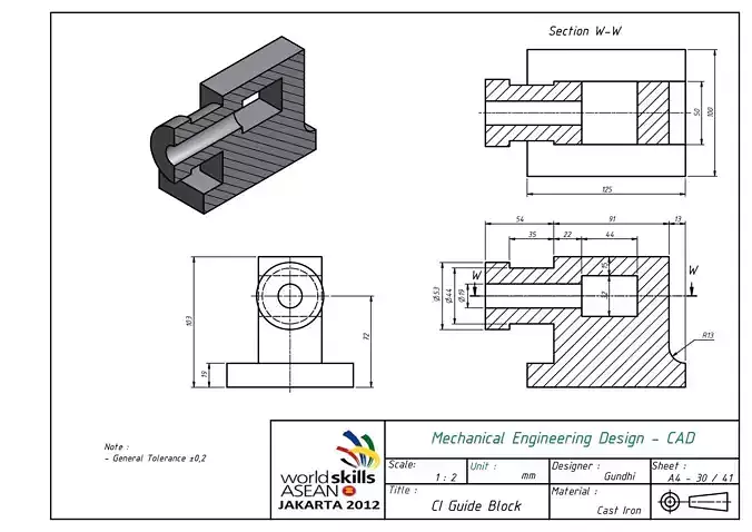 CI Guide Block Free 3D model