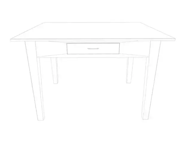 Table side with drawer