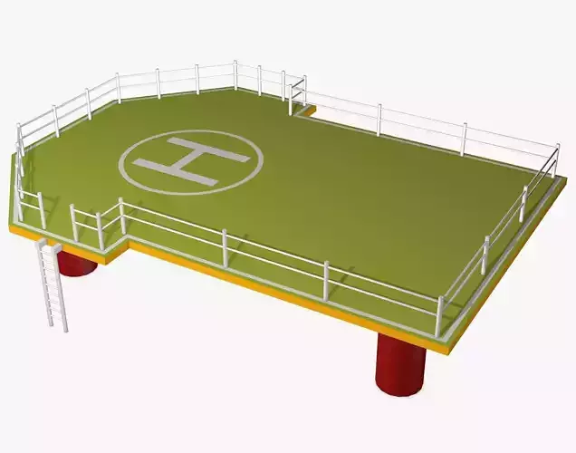 Helicopter Platform 3D model
