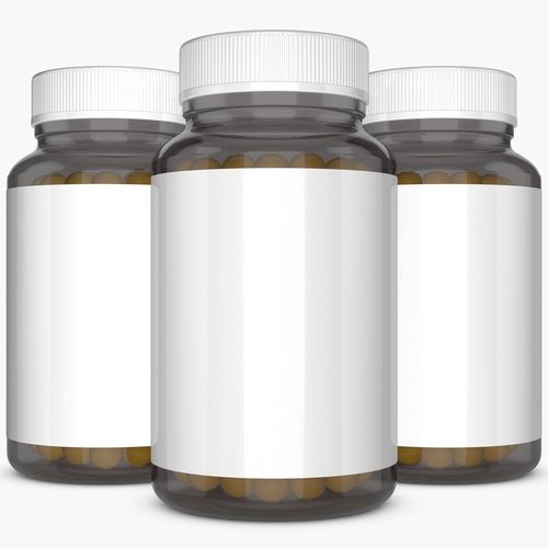 Bottle 3D Model mockup of empty pill bottles 3D model