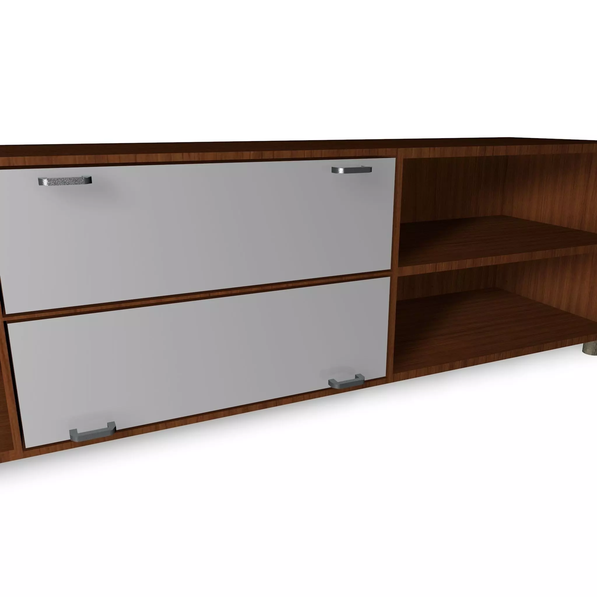 Bedside Table 3D model_2