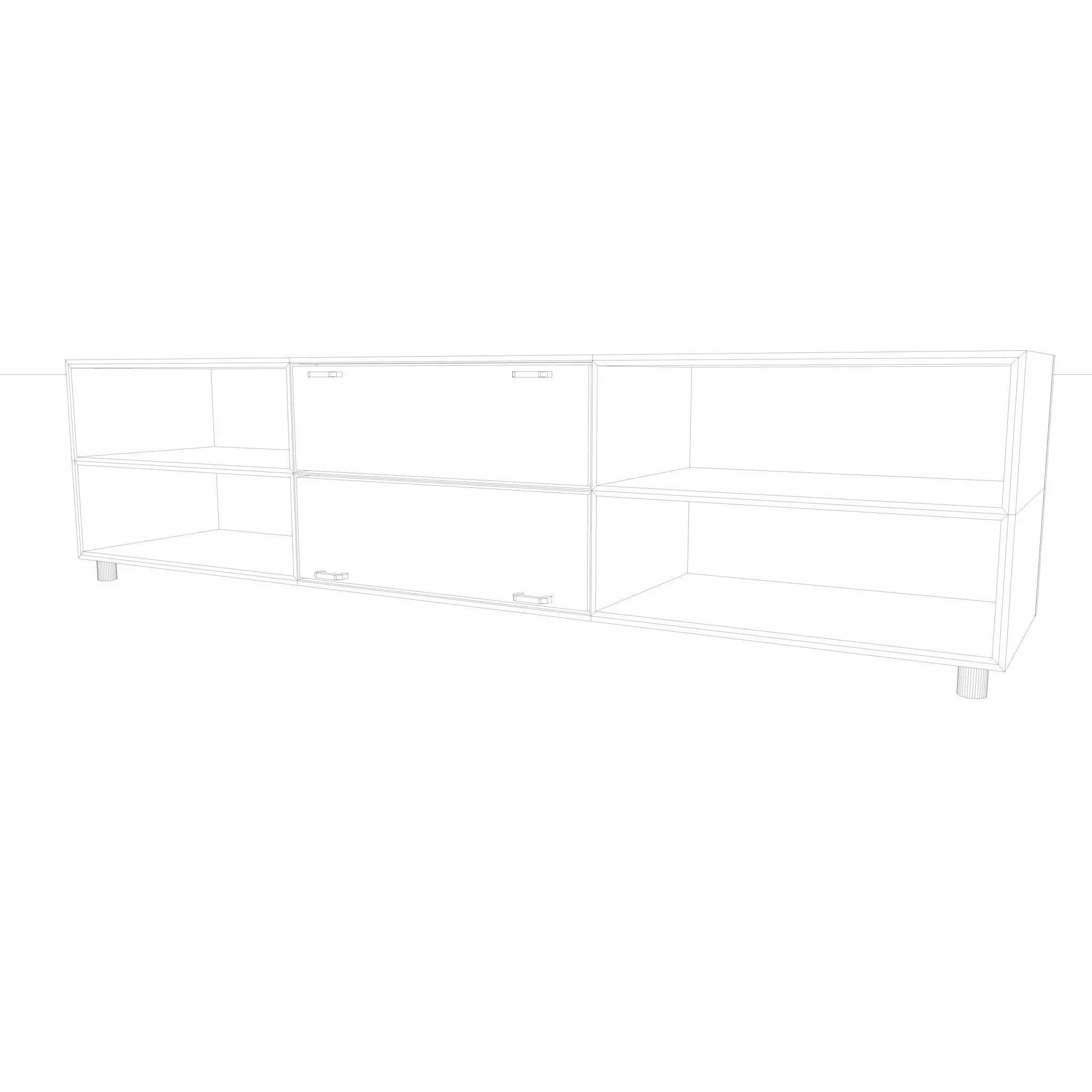 Bedside Table 3D model_4