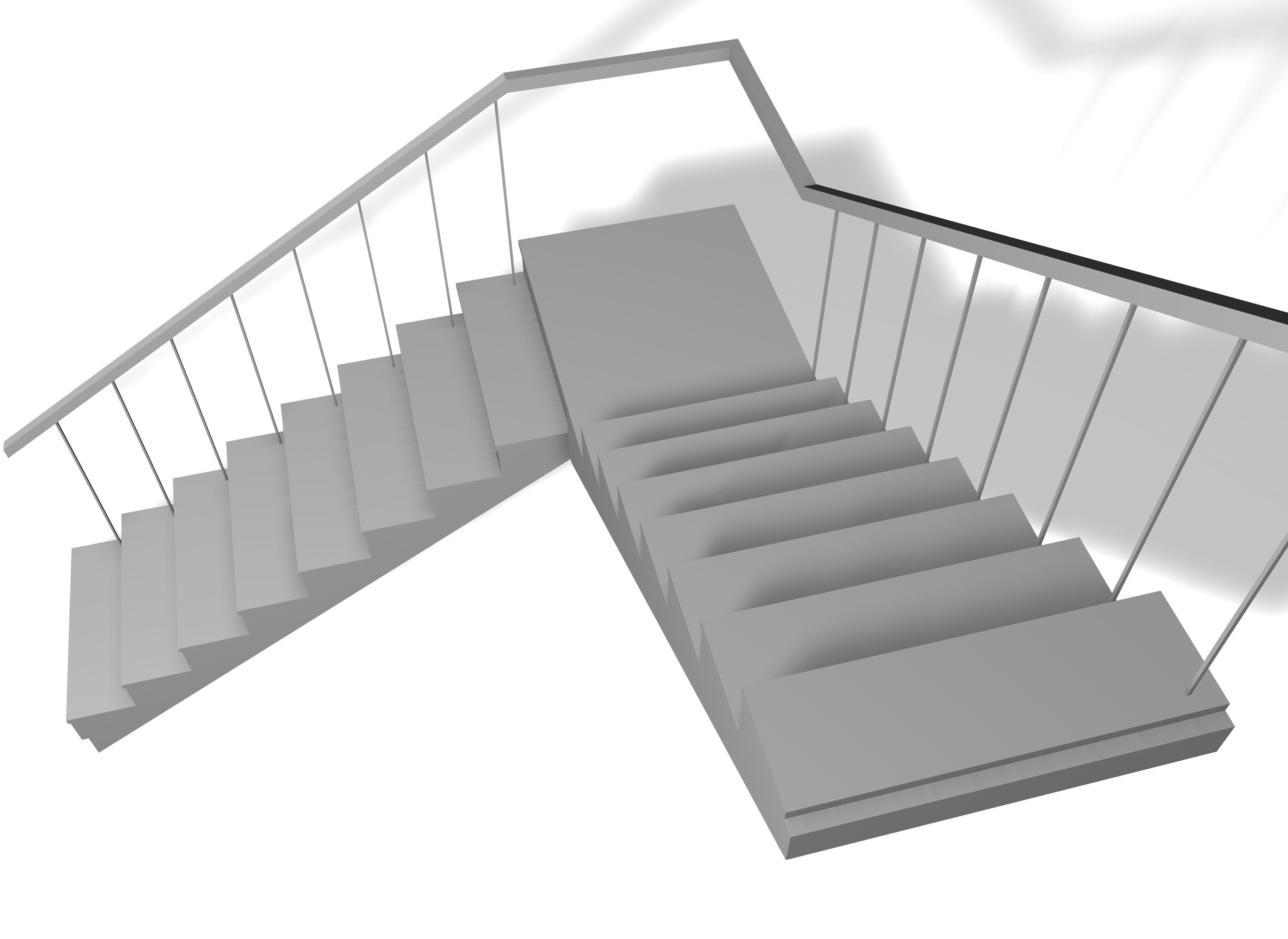 Stair case  3D model_3