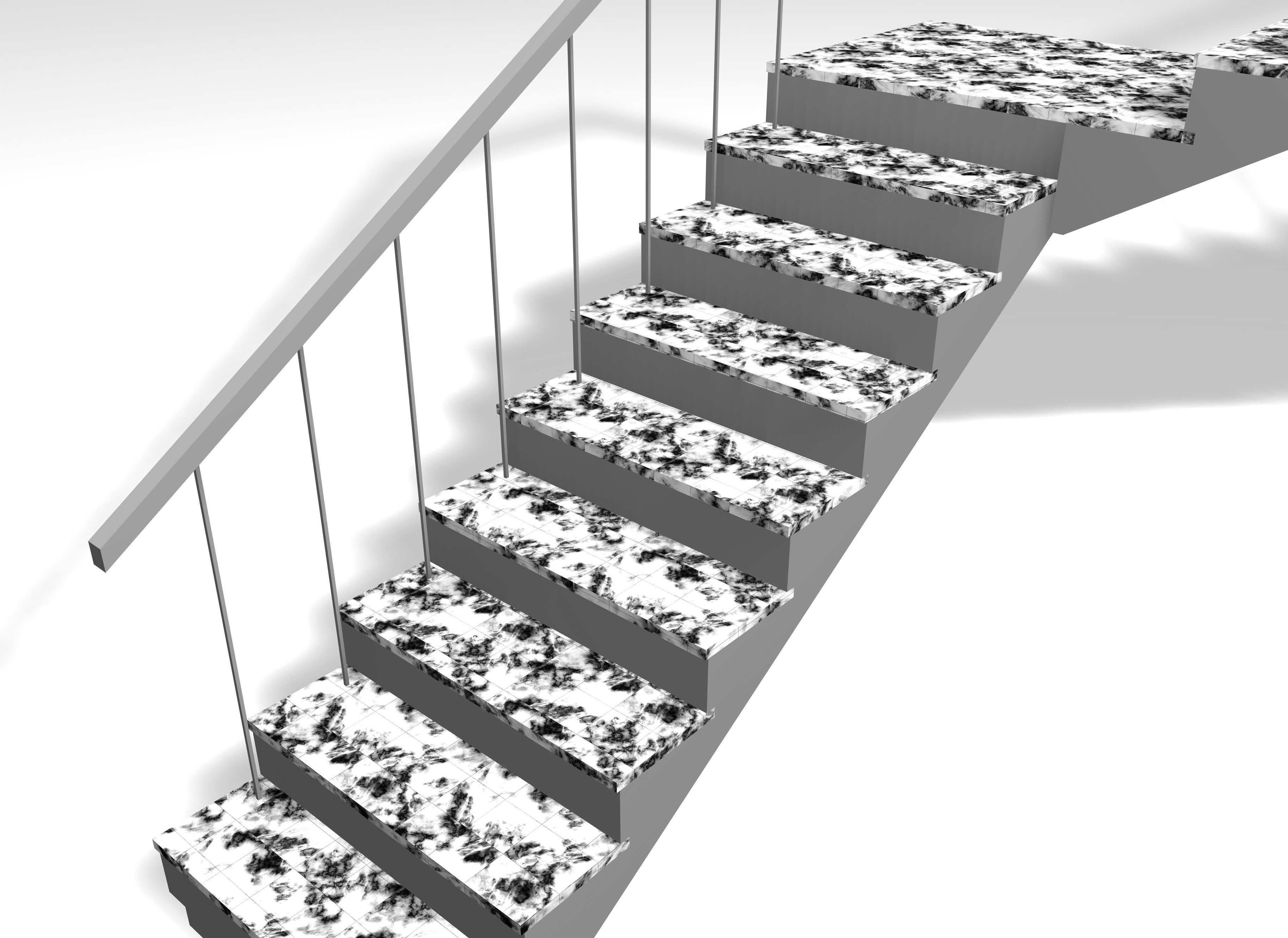 Stair case  3D model_2