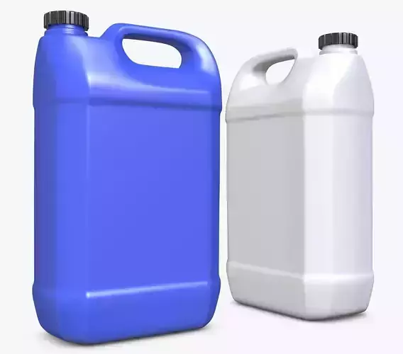 3D Plastic Canister 3D model