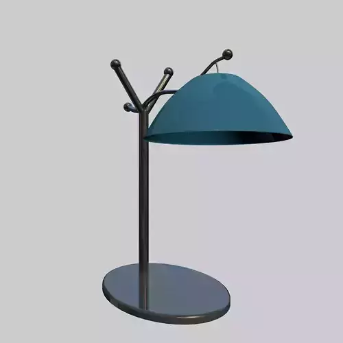 Lamp 3D Model table with shade