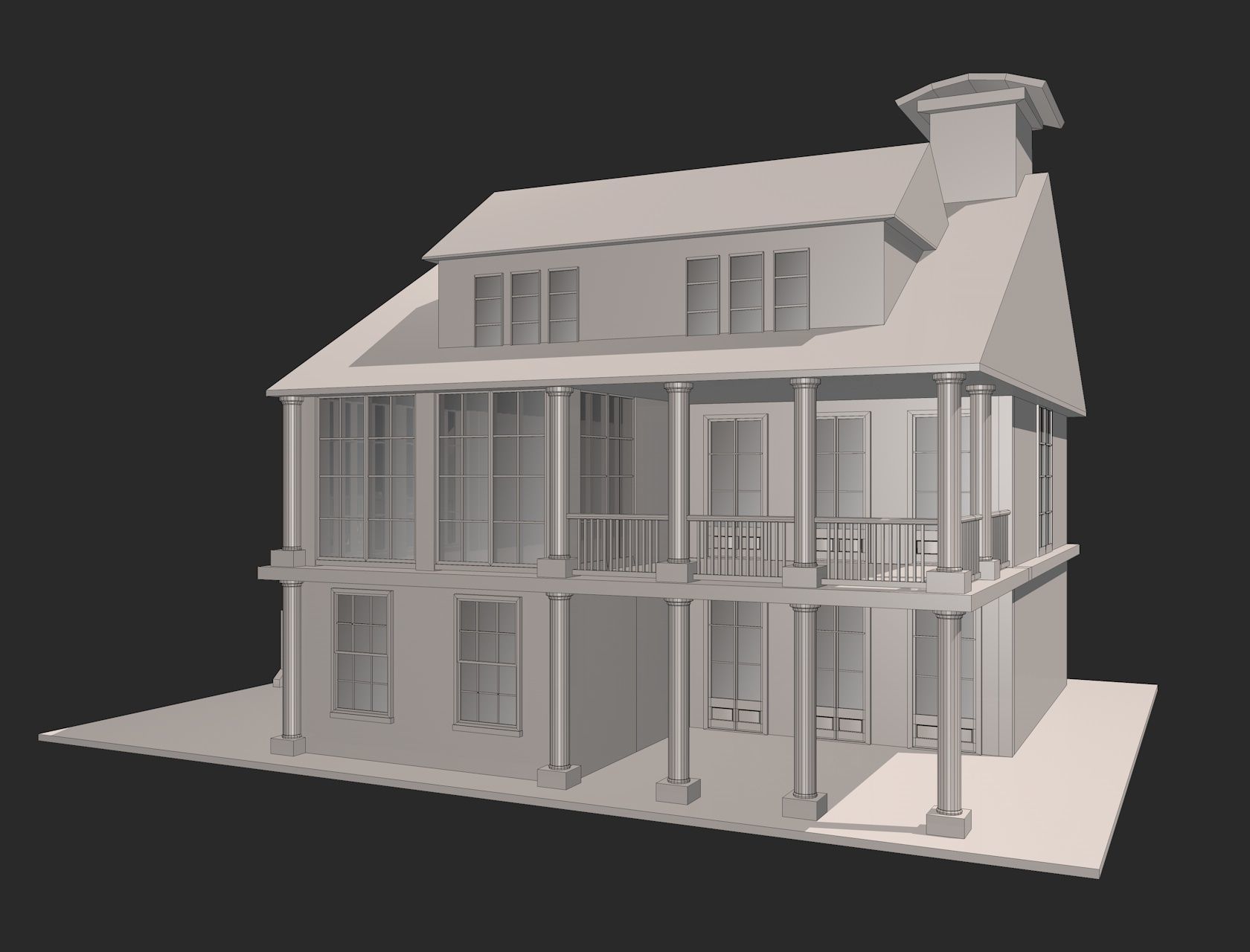 House 3D Model 3D model_11