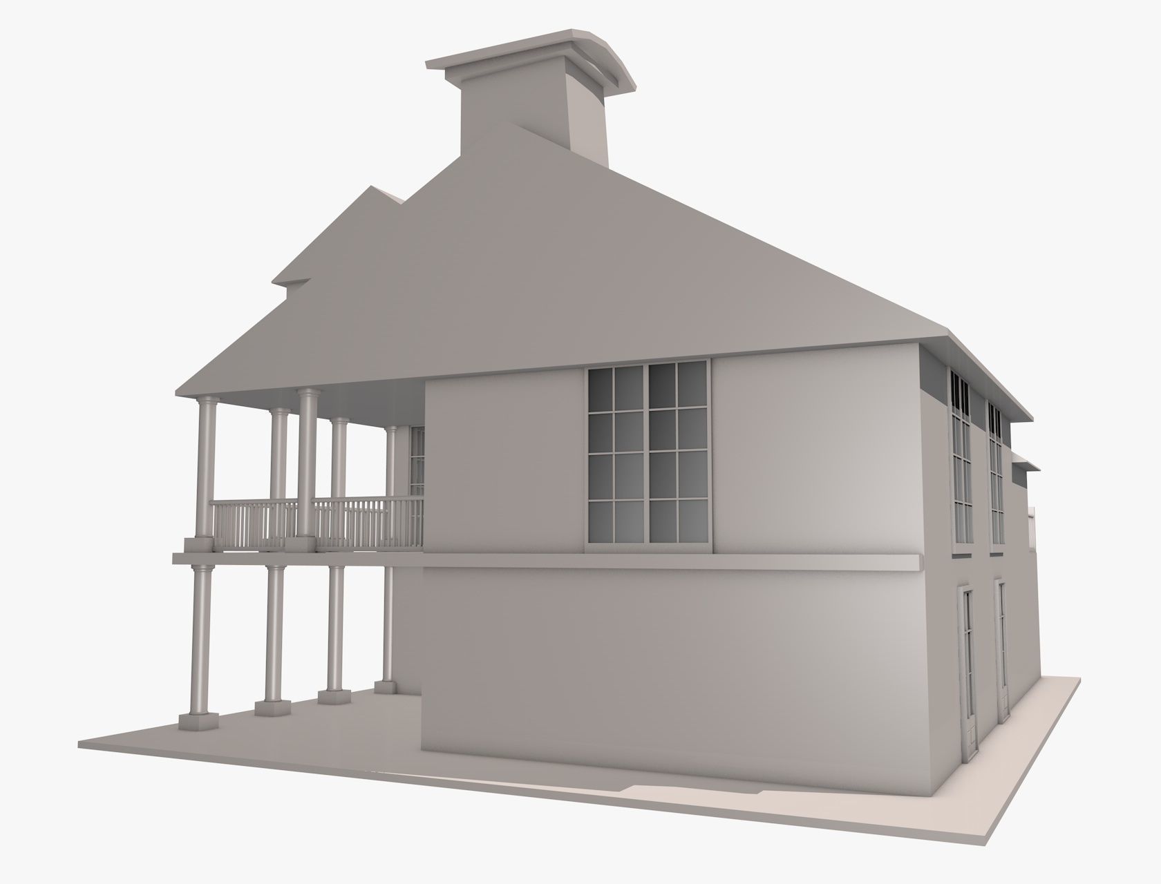 House 3D Model 3D model_7