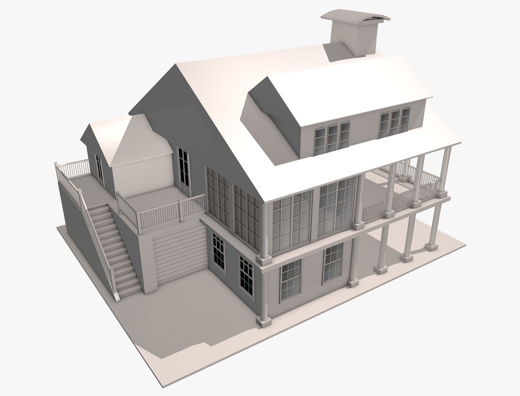 House 3D Model 3D model_8