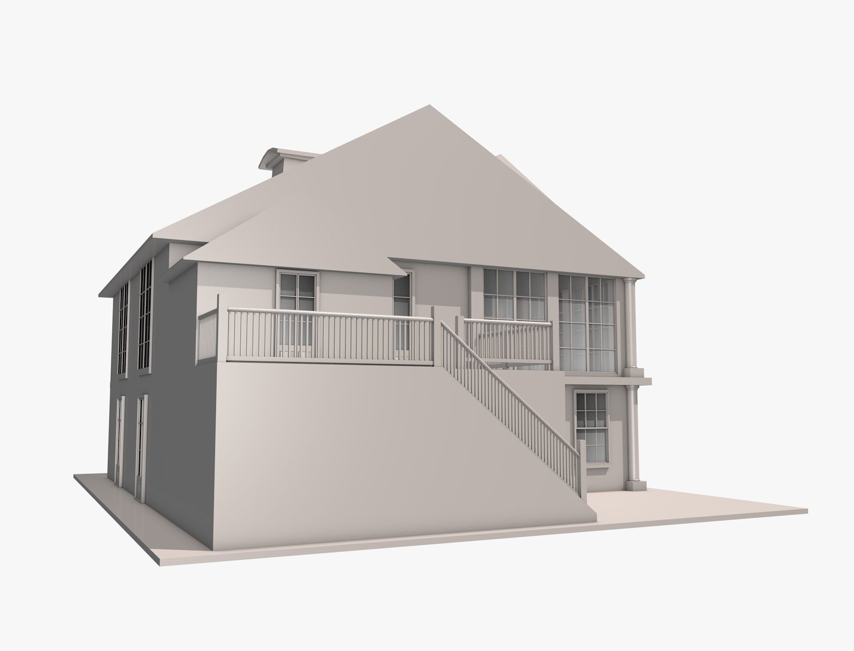 House 3D Model 3D model_6