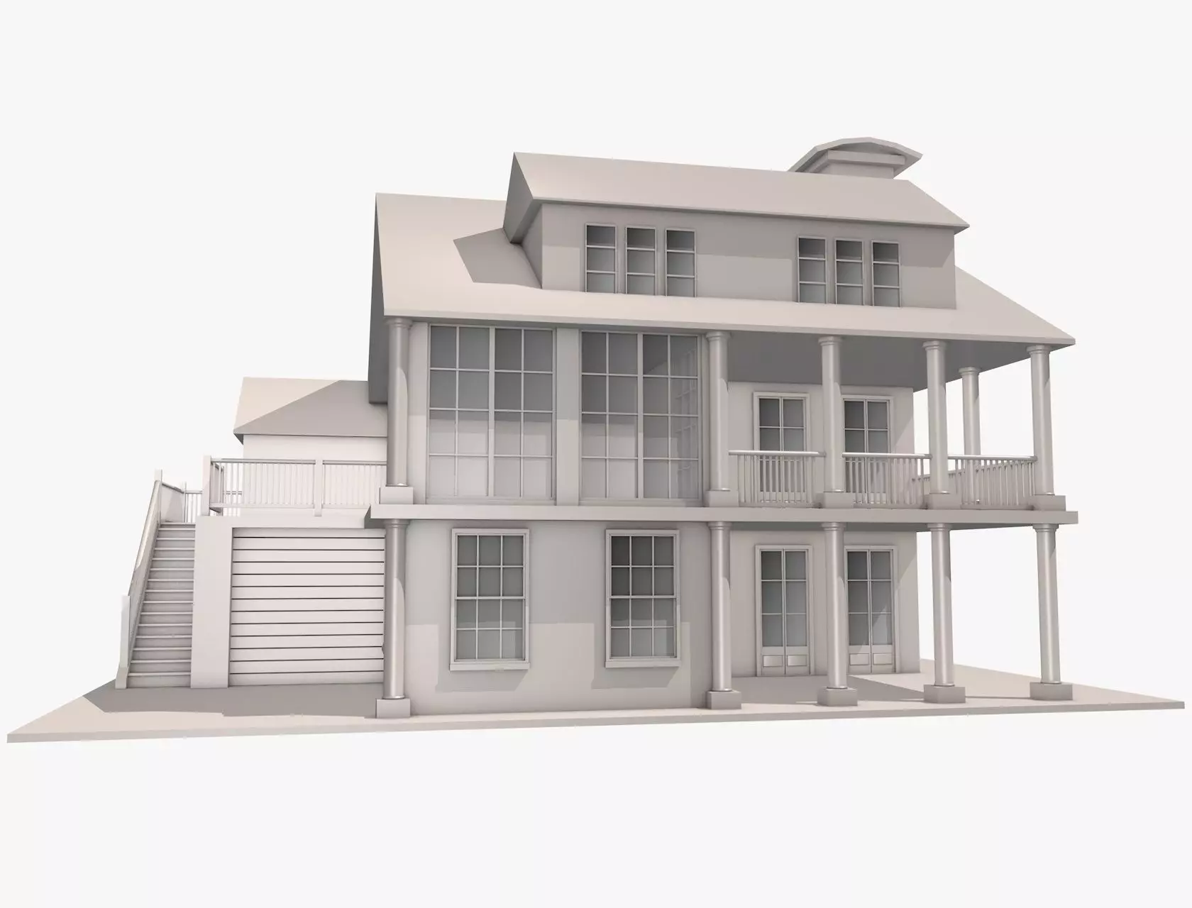 House 3D Model 3D model_0