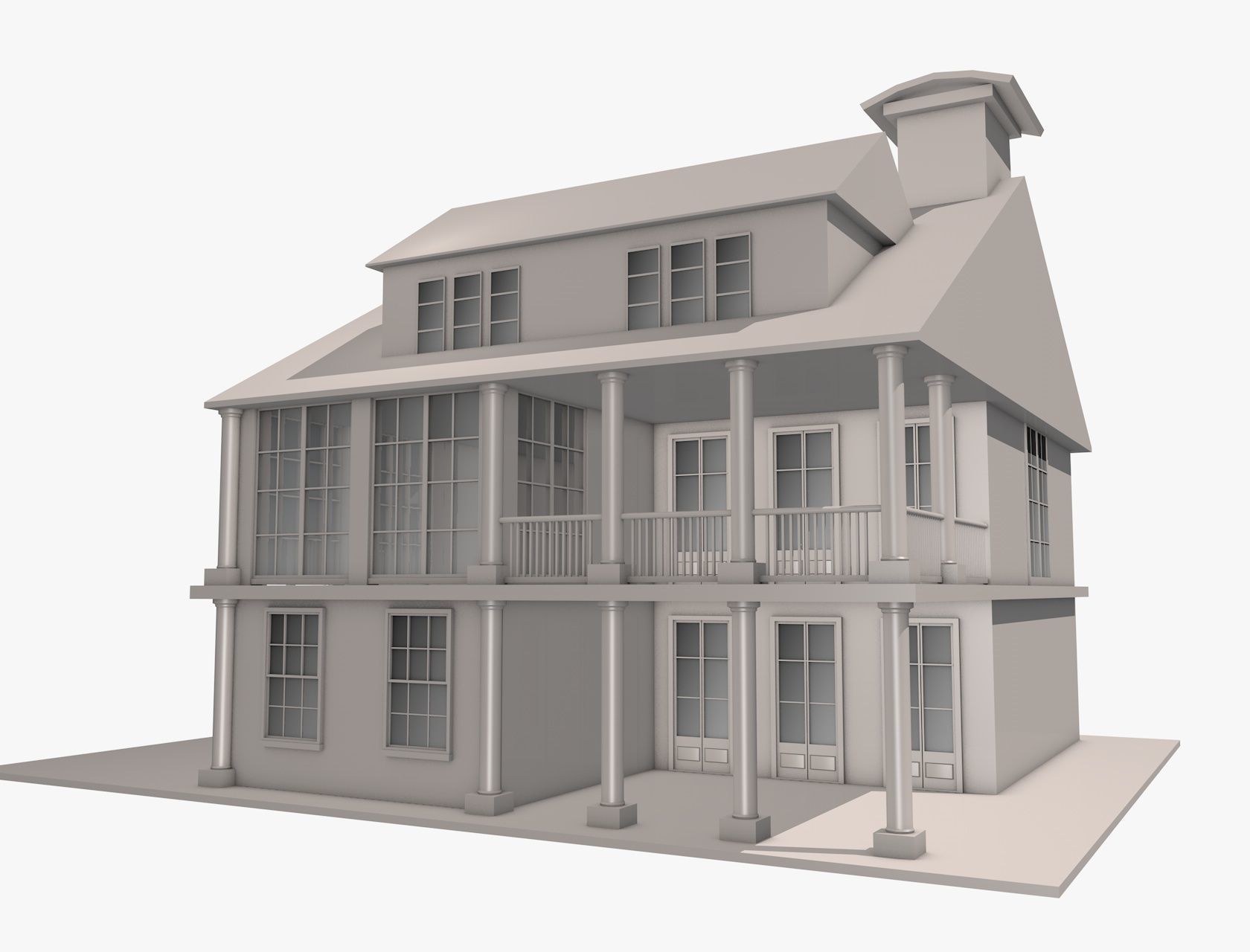 House 3D Model 3D model_2