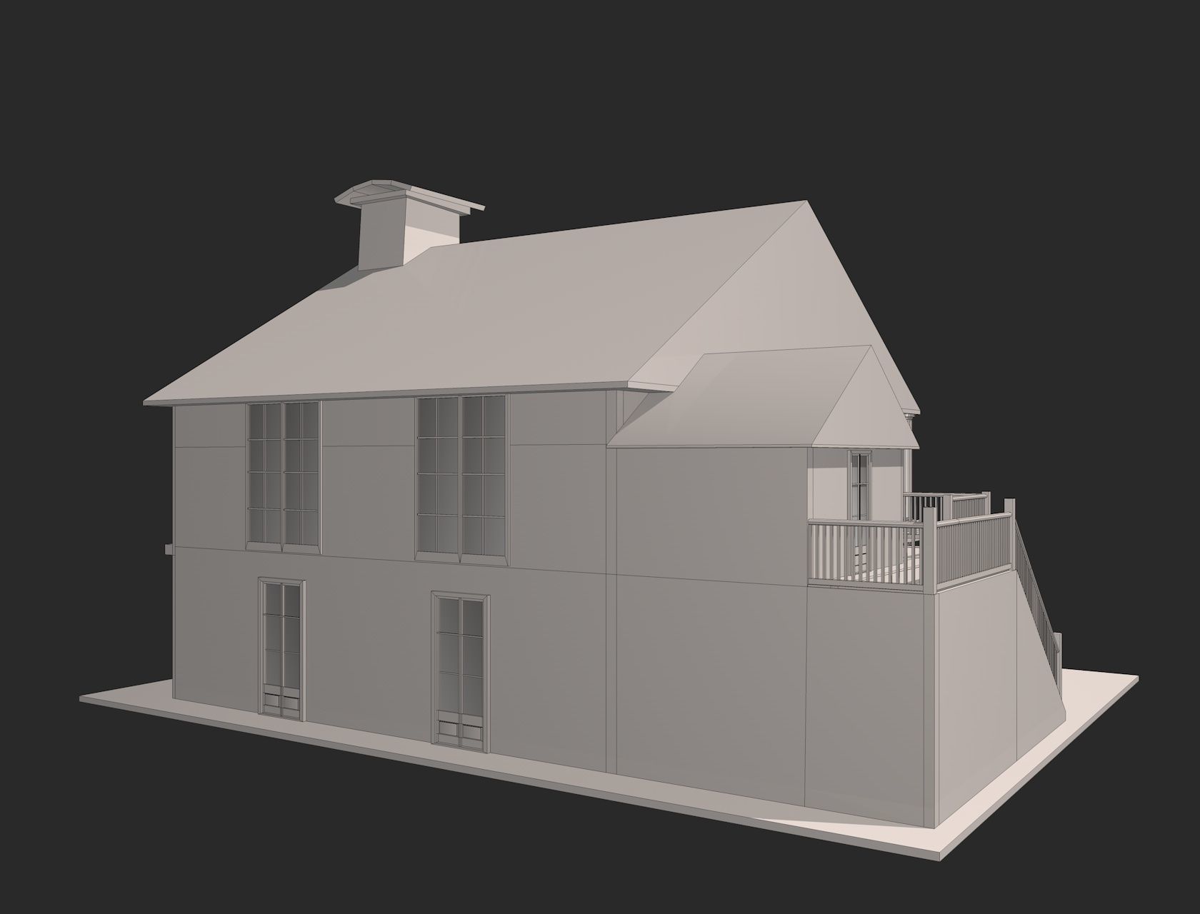 House 3D Model 3D model_14