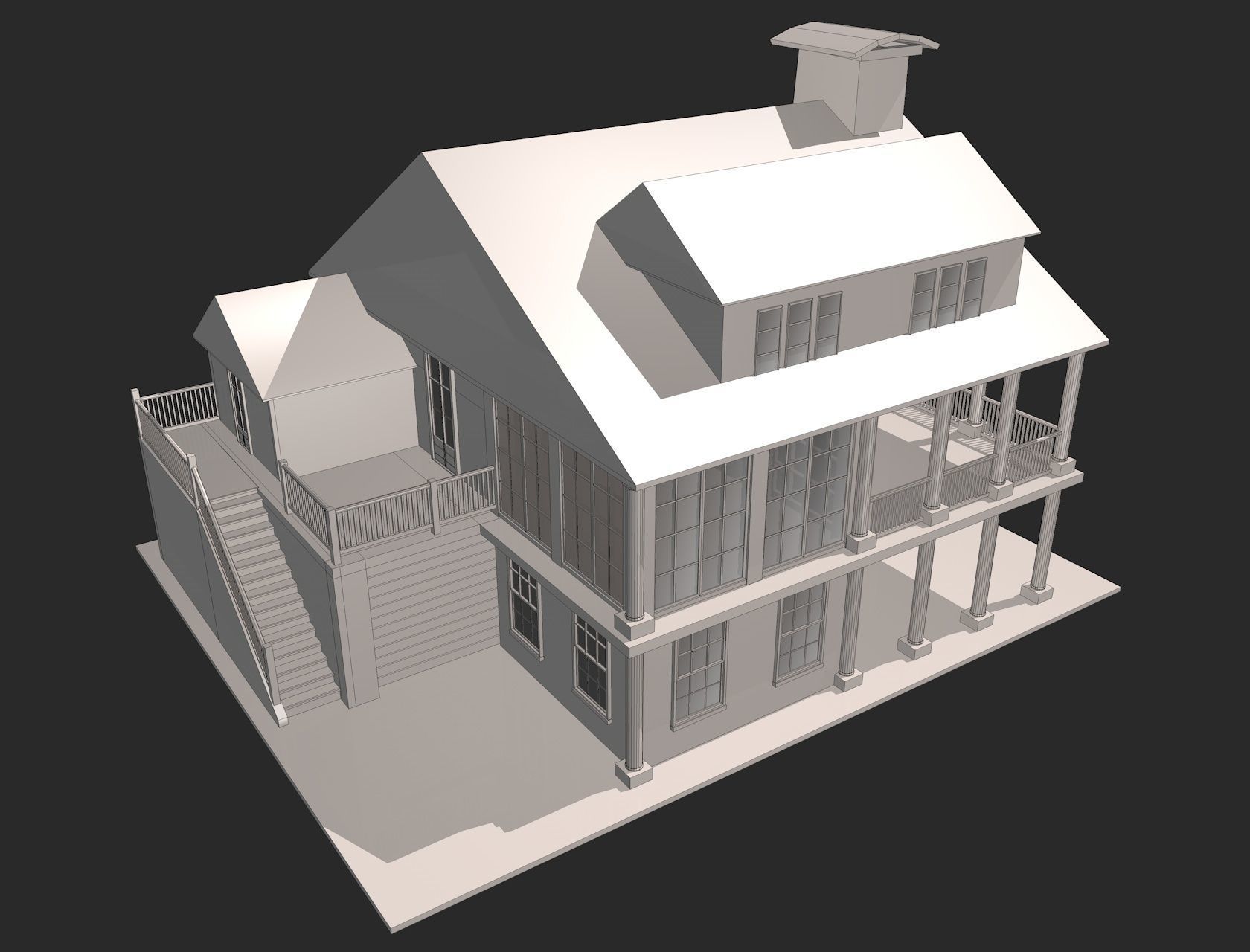 House 3D Model 3D model_9