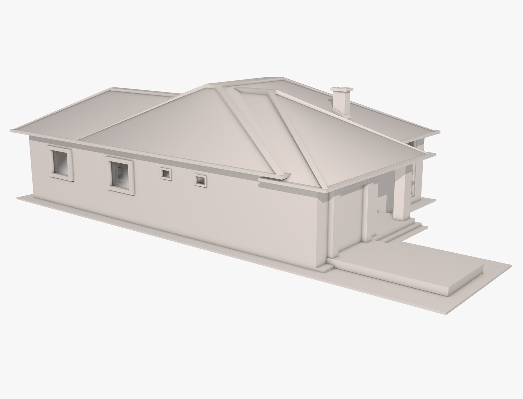 3D House 3D model_4