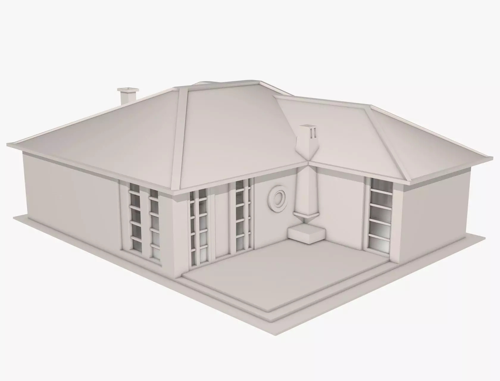 3D House 3D model_0