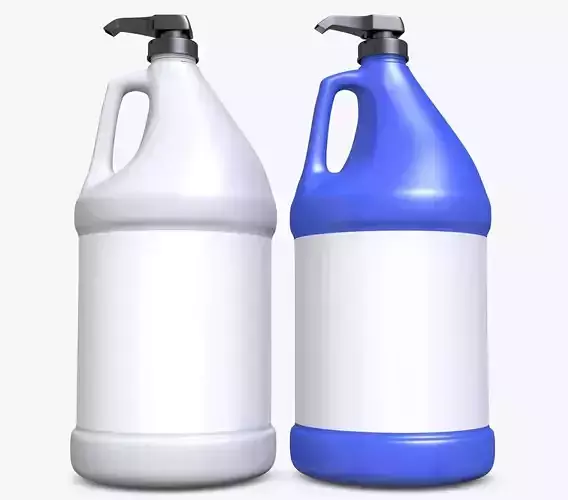 3D Gallon Plastic Bottle  3D model