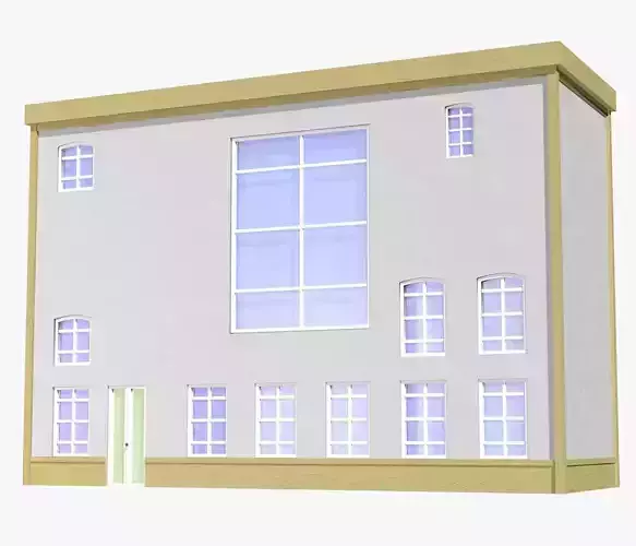 Building house with windows and doors