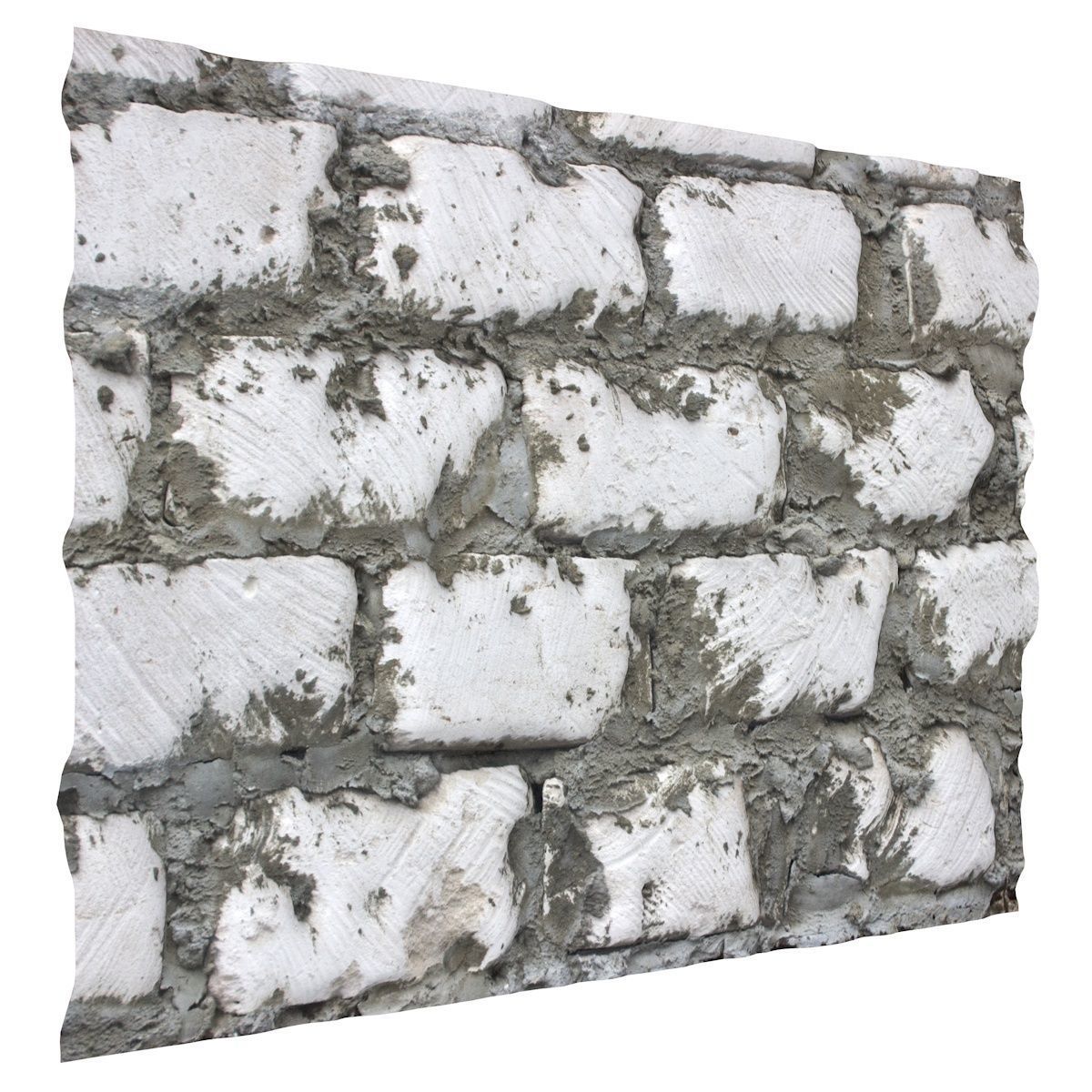 Brick Wall 3D model_2