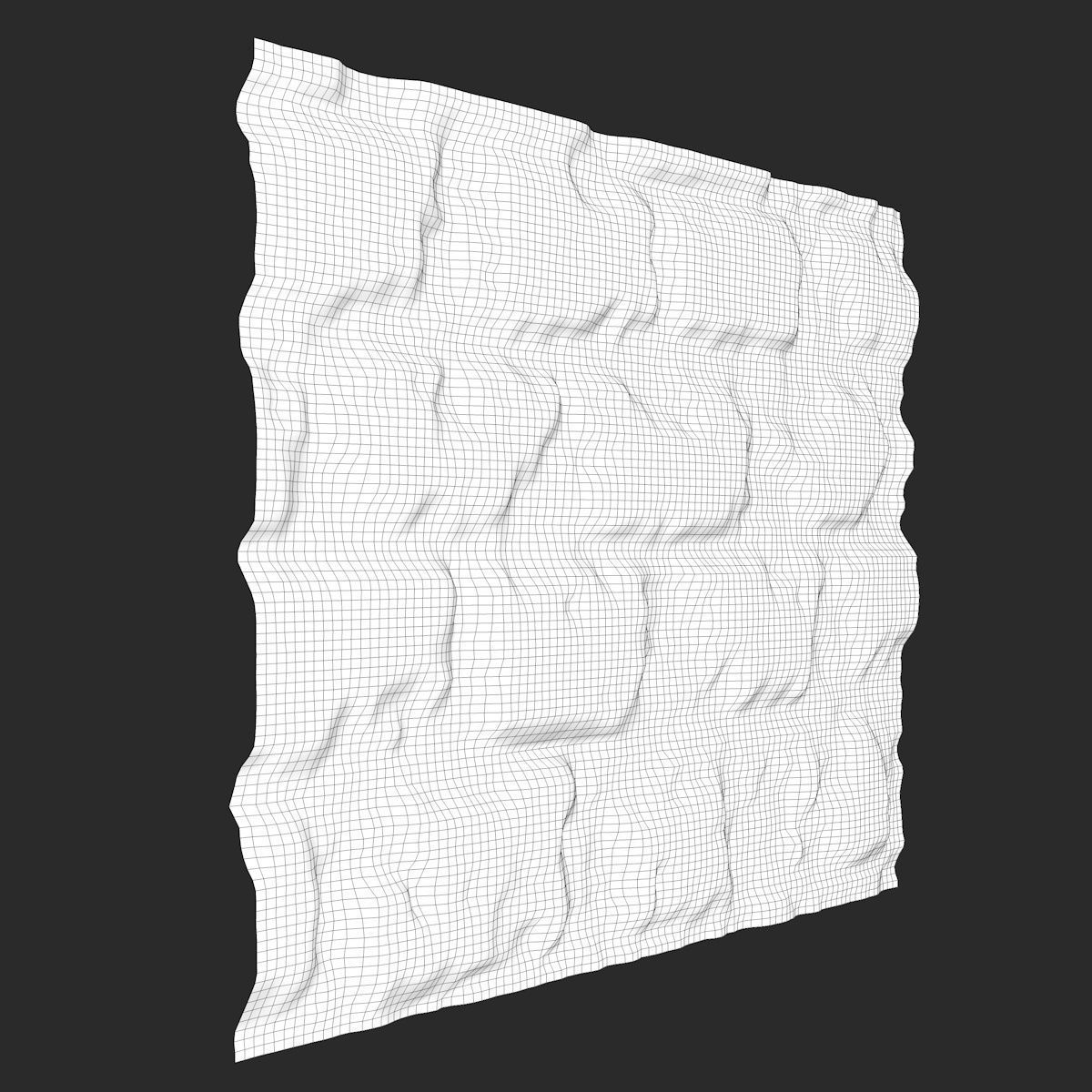 Brick Wall 3D model_4