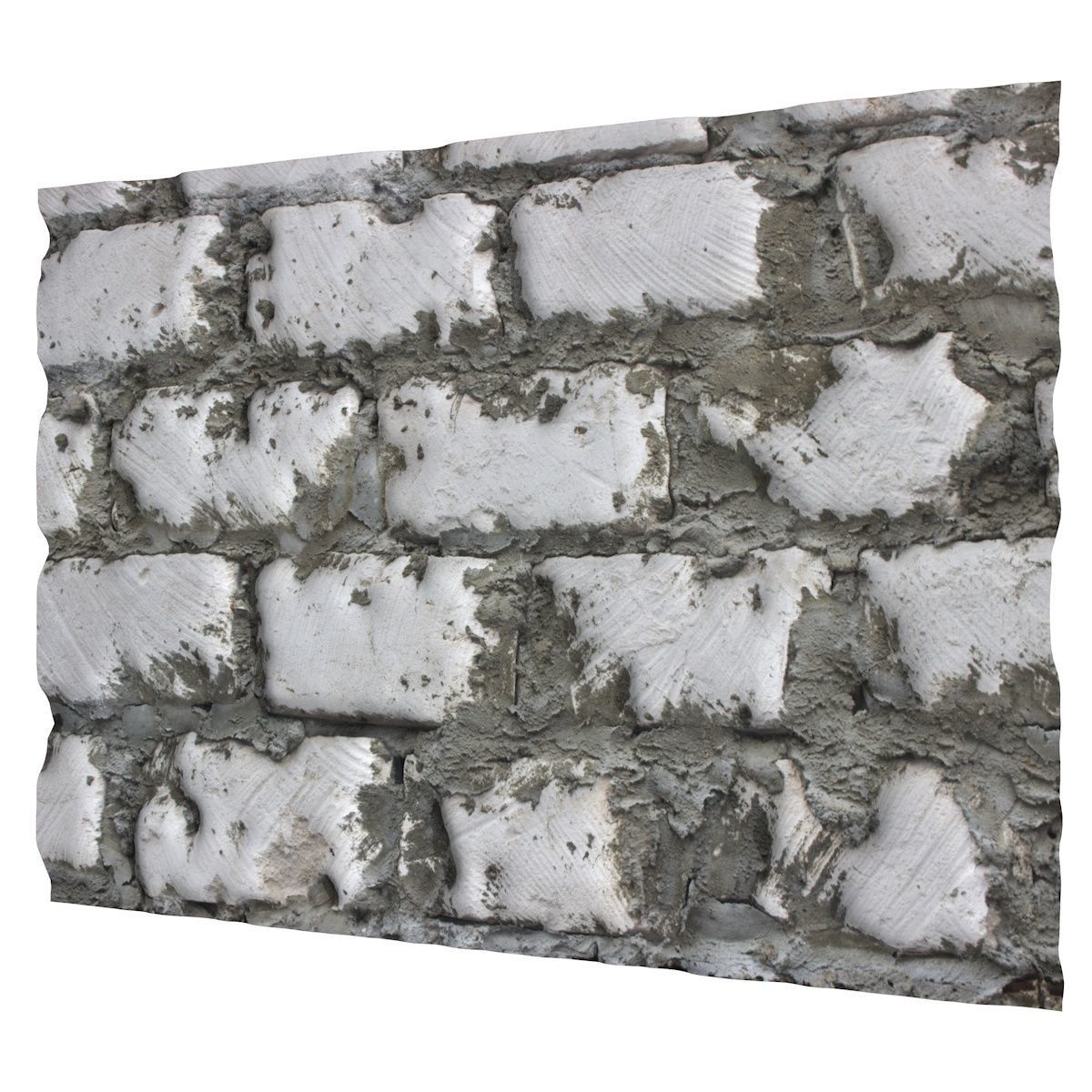 Brick Wall 3D model_1
