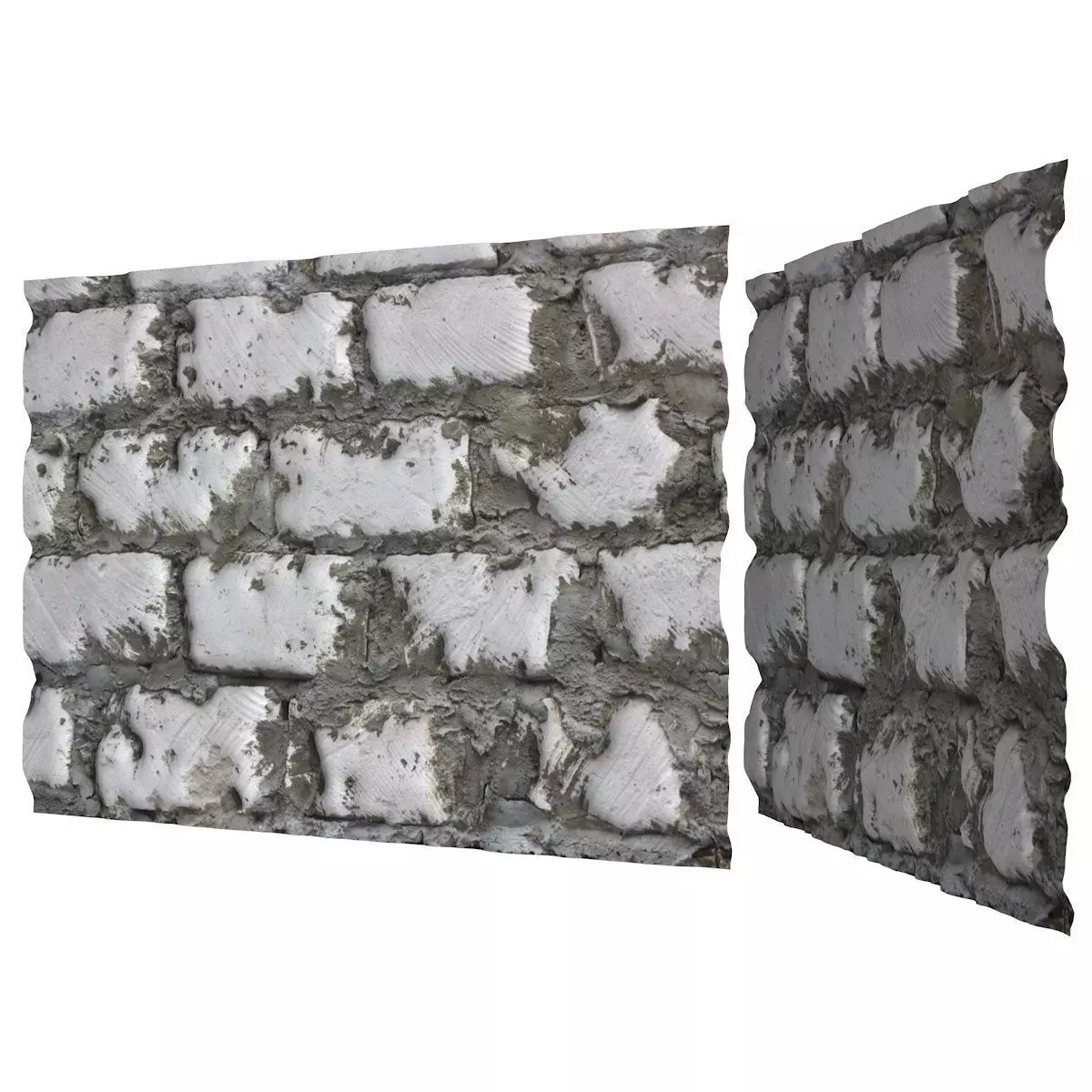 Brick Wall 3D model_0