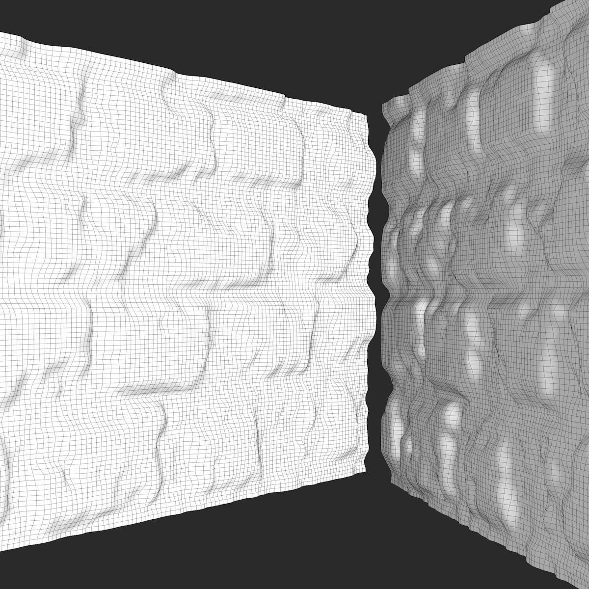 Brick Wall 3D model_5